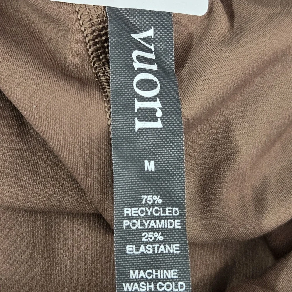 Vuori Women Activewear Pants M‎ Brown AllTheFeels Legging 24